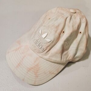 Adidas Women Hat One Size Pink Tie Dye‎ Baseball Cap Trefoil Logo Adjustable